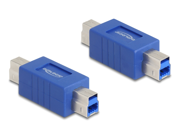 DELOCK Adapter 5Gbps Gender Changer Typ-B Stecker zu Stecker
