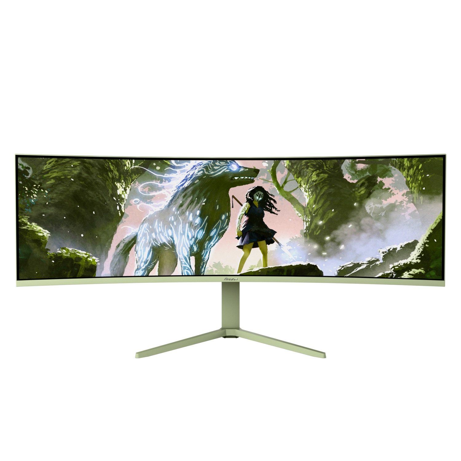 Arozzi TFT Nova 49" VA  165Hz curved waldgrün