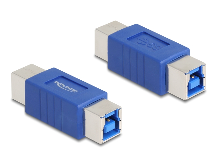 DELOCK Adapter 5Gbps Gender Changer USB Typ-B Stecker-Stecke