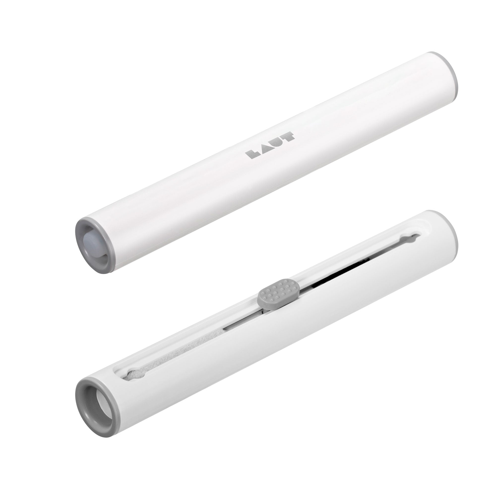 LAUT KLEAN White Earbuds and mobile device cleaning pen