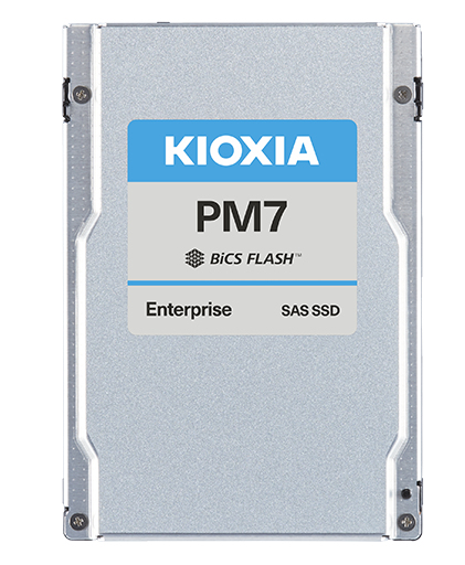 Kioxia SSD 15.38TB PM7-R Series 2,5" SAS 24Gb/&shy;s