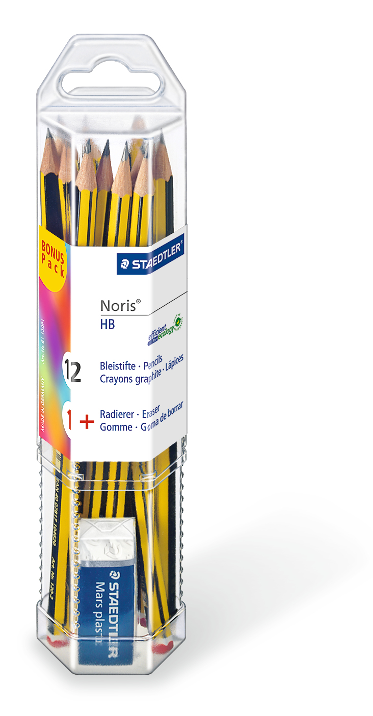 STAEDTLER Bleistift + Radierer Set 100% PEFC retail
