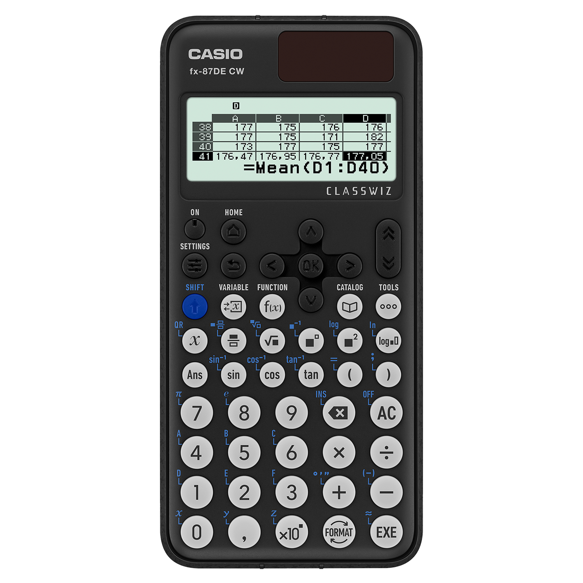 Casio Schulrechner FX-87 DE CW Solar