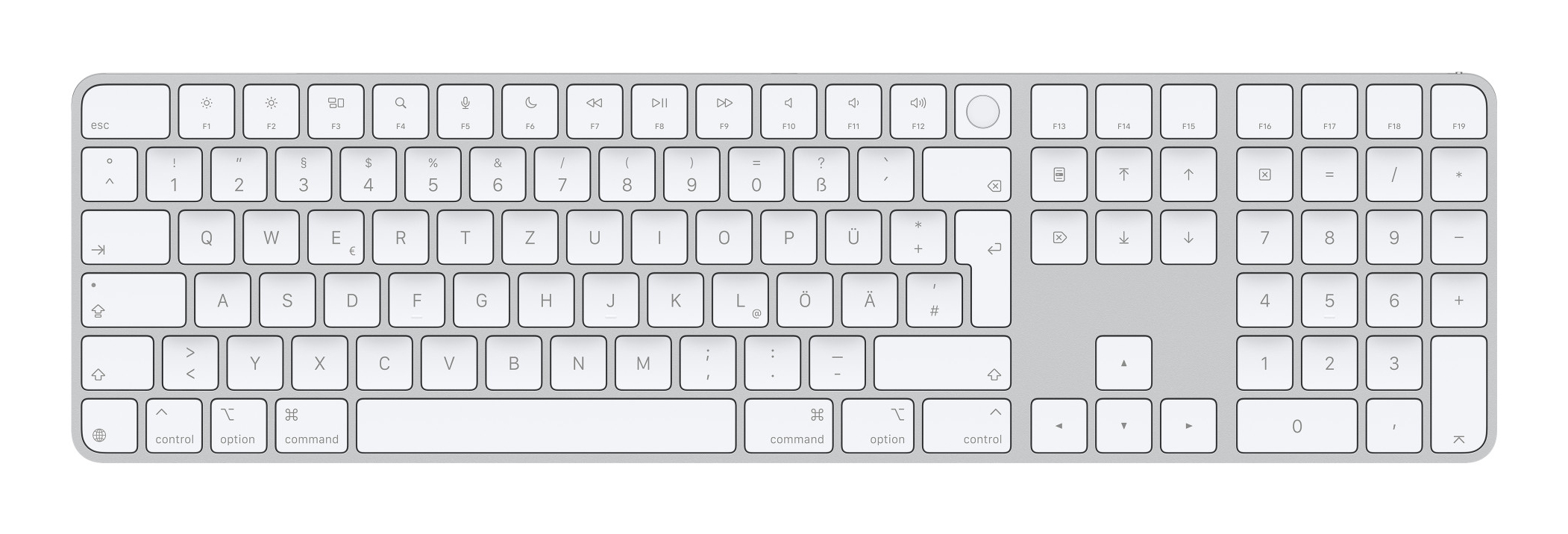 Apple Magic Keyboard mit Touch ID und Ziffernblock