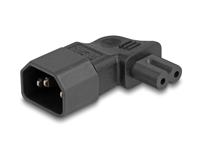 DELOCK Netzadapter IEC 60320 - C14 auf C7, Stecker /&shy; Buchse