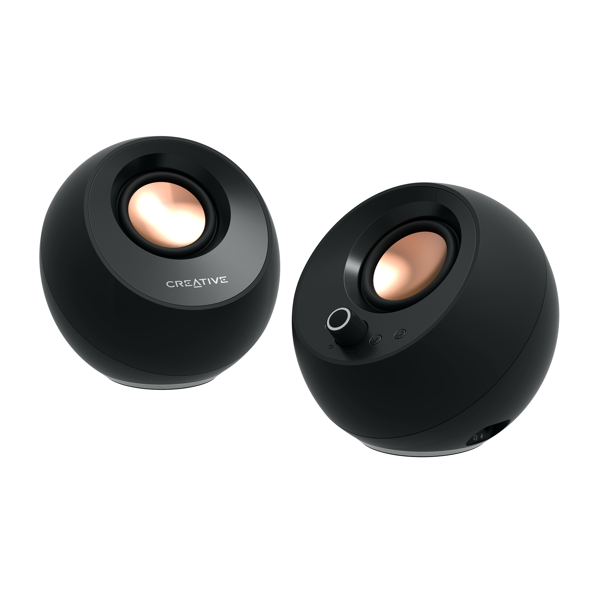 Creative Aktivbox Pebble Pro 2.0,Bluetooth 5.3,RGB   schwarz