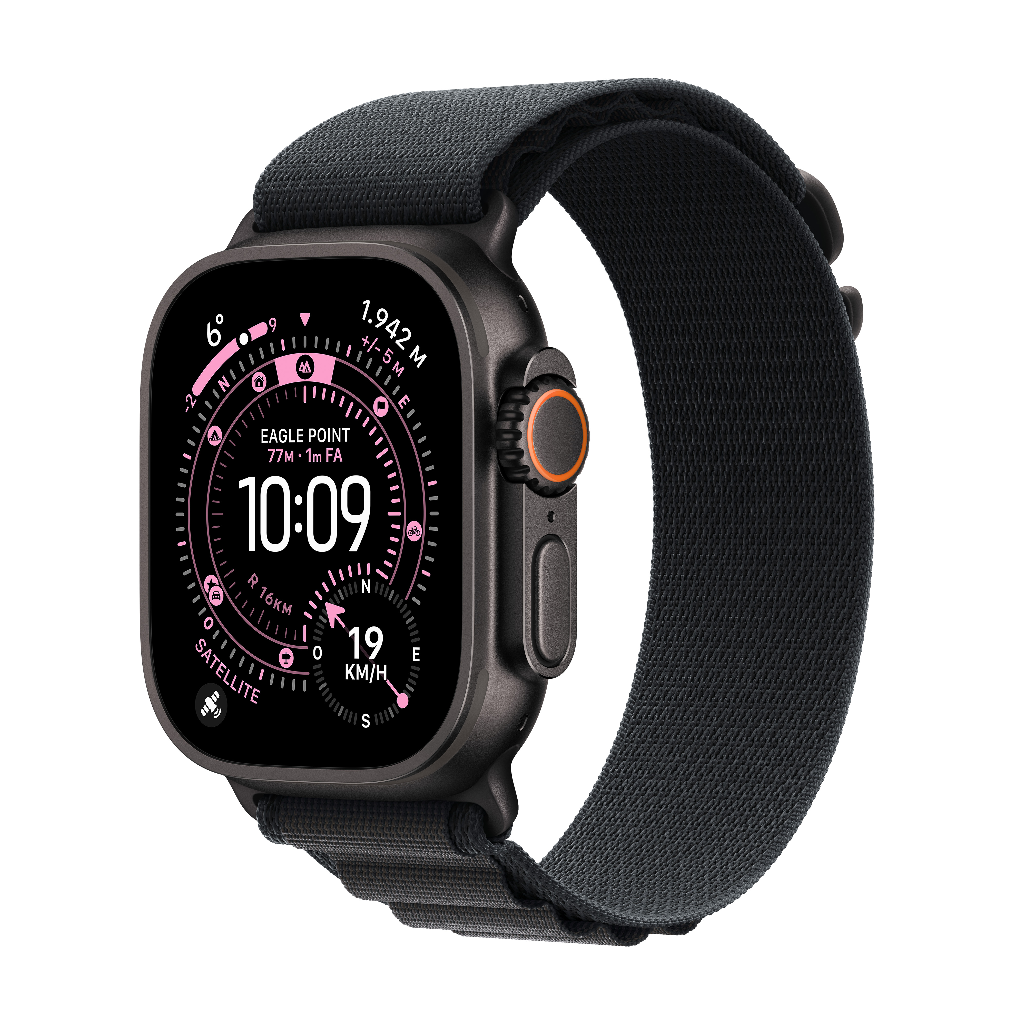 Apple Watch Ultra 3 49mm Titanium Alpine Loop Black M    LTE iOS