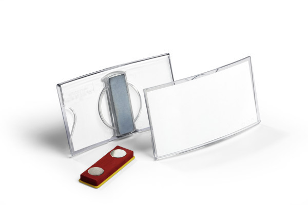 DURABLE Namensschild konvex m Magnet 40x75mm 25er Pck