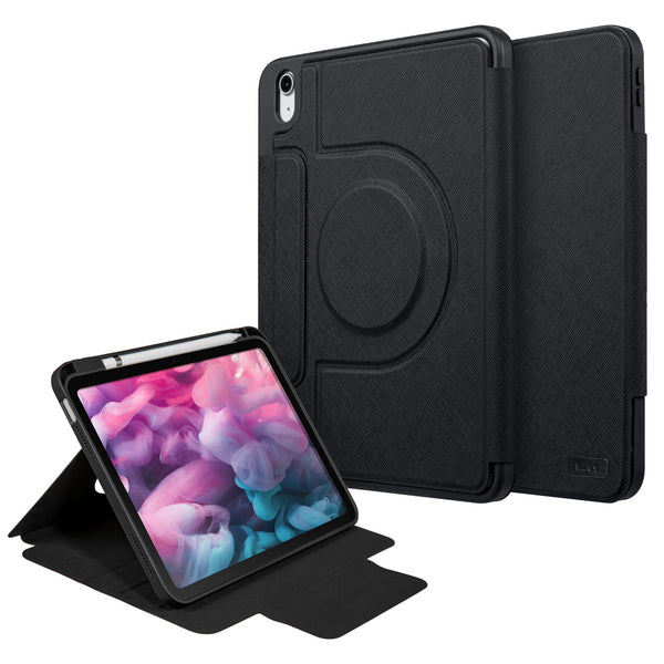 LAUT PRESTIGE FOLIO MG Black Magspin Case for iPad 10.9