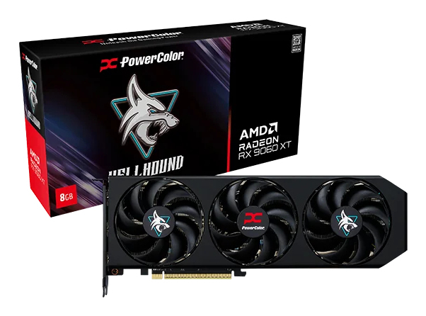 Powercolor Radeon RX9060XT Hellhound OC  8GB