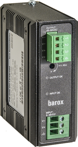 barox PoE Spannungswandler 12VDC auf 48-55VDC 480W
