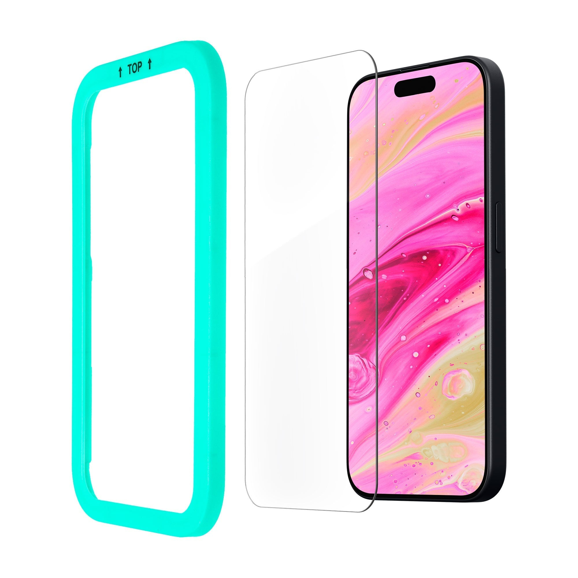 LAUT PRIME GLASS Clear glass screen protector for iPhone 16