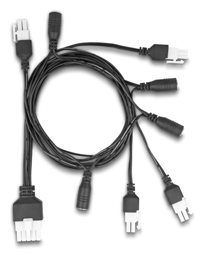 DELOCK Kabel Mini-Fit 4,2mm 10 Pin St > 4x DC 5,5x2,5mm Bu