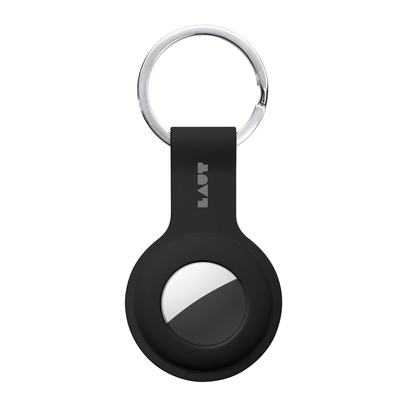 LAUT HUEX TAG Black keyring holder for Apple AirTags