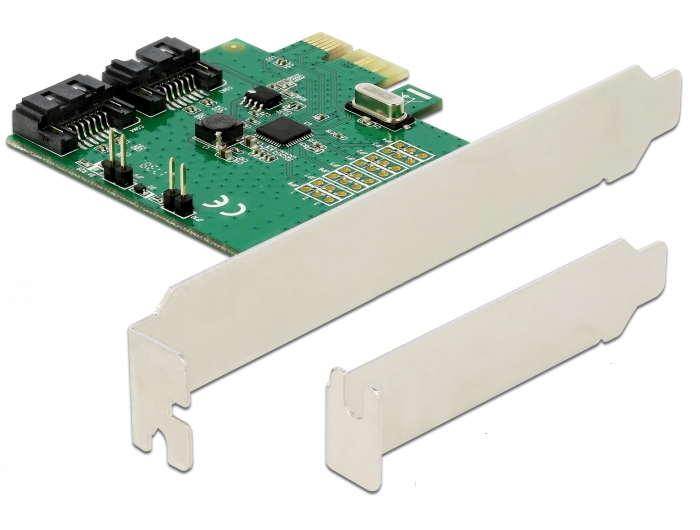 DELOCK 2 Port SATA PCI Express x1 Karte mit RAID