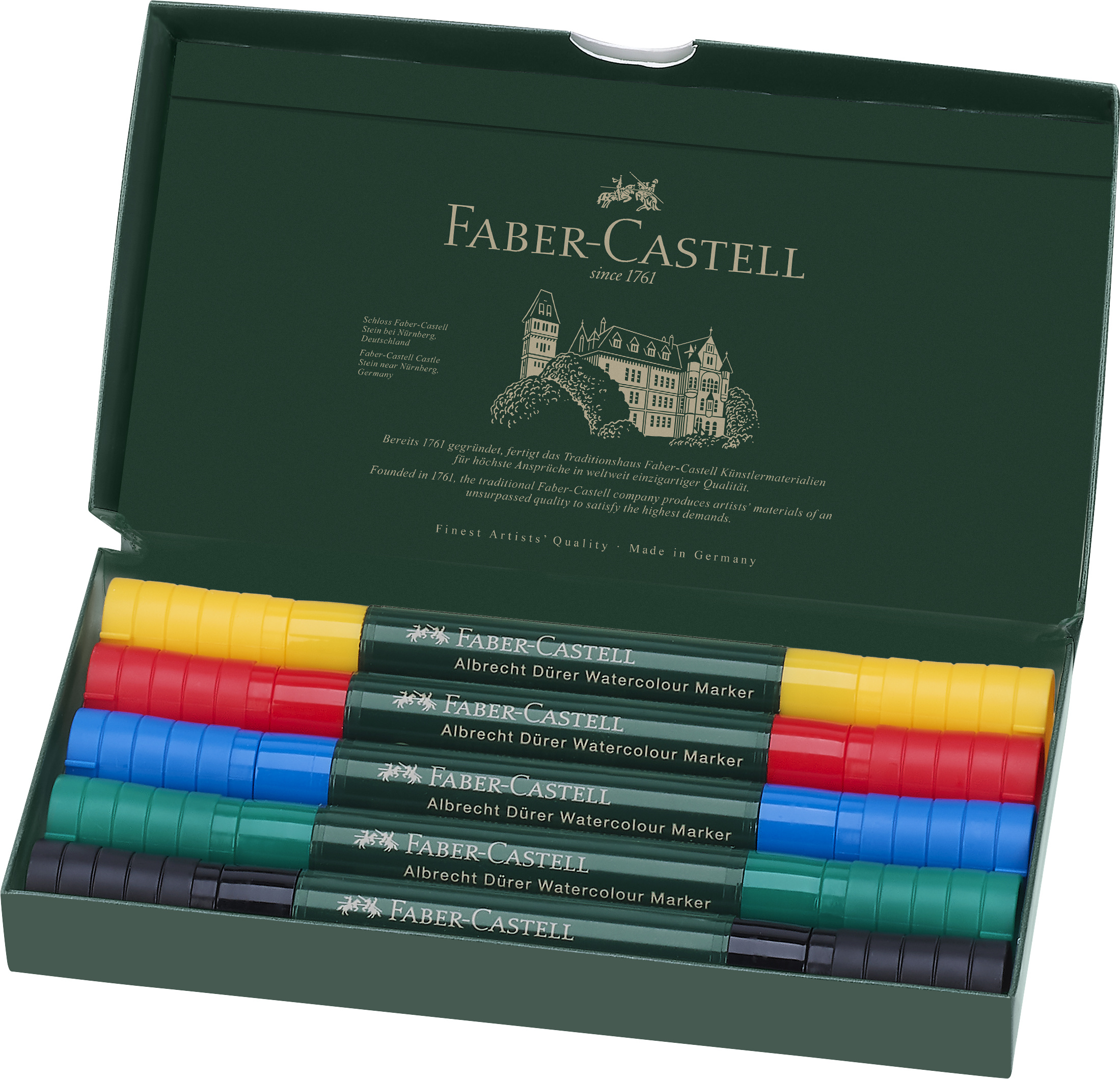 FABER-CASTELL Aquarellmarker Albrecht Dürer 5er Etui
