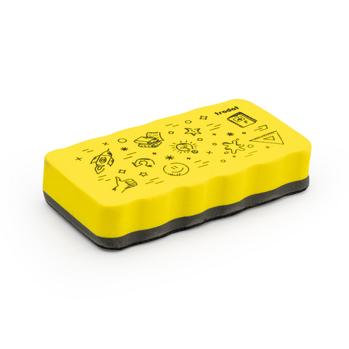 trodat Whiteboard Schwamm magnetisch gelb