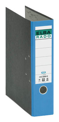 ELBA Ordner rado Wolkenmarmor A4 mit Rückenschild blau