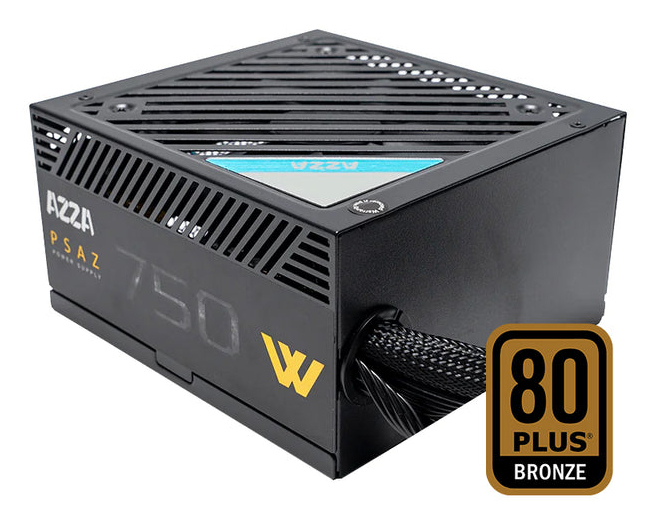 AZZA Netzteil 750W (ATX3.1) 120mm (80+ Bronze) Schwarz