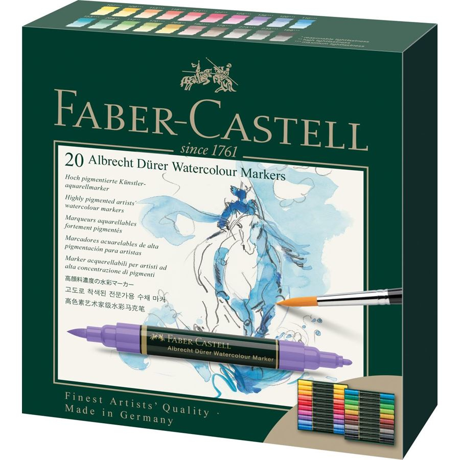 FABER-CASTELL Aquarellmarker Albrecht Dürer 20er Etui