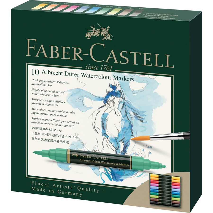 FABER-CASTELL Aquarellmarker Albrecht Dürer 10er Etui