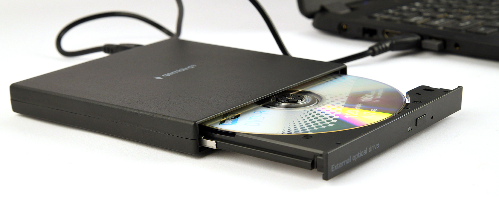 gembird DVW EXT SLIM DVD-USB-04 black USB2.0 DVD8x CD24x