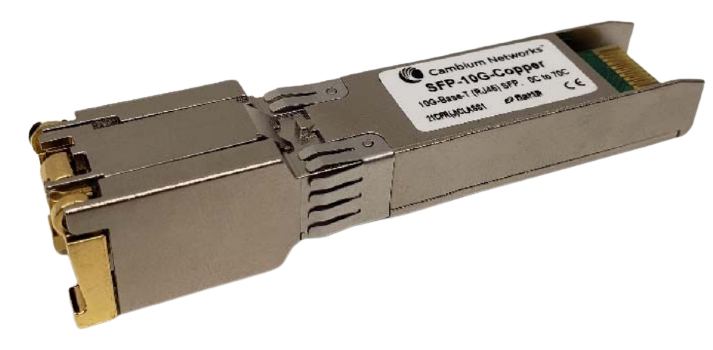 Cambium 10G Base-T (RJ45) SFP Transceiver.  0C to 70C