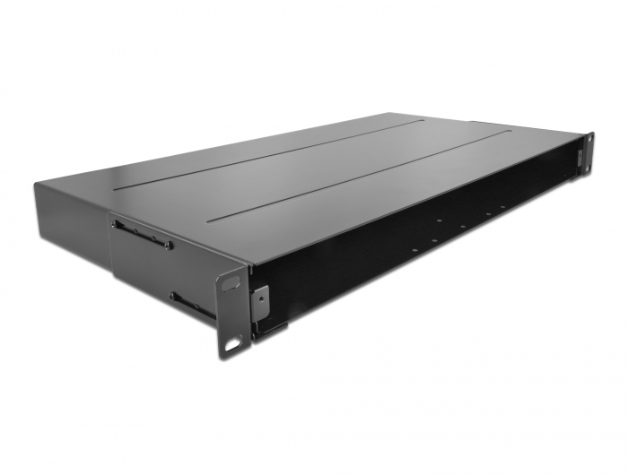 DELOCK 19" LWL Glasfaser Spleißbox 48 Fasern