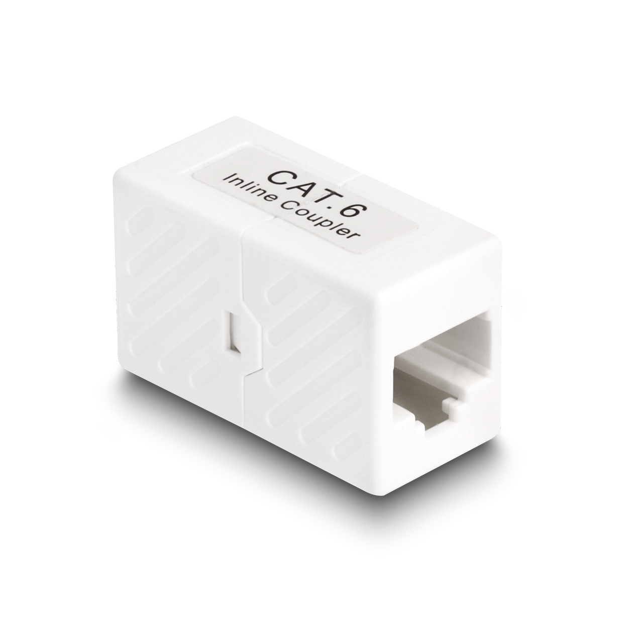 DELOCK Adapter RJ45 Buchse zu RJ45 Buchse Cat.6 UTP weiß
