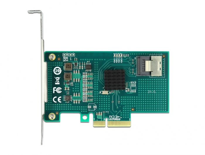 DELOCK PCI Express x4 Karte zu 4 x SATA 6 Gb/&shy;s RAID u. Hyper