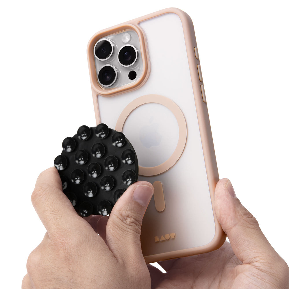 LAUT MAGADD Sticker Pad Black MagSafe comp. suction mount