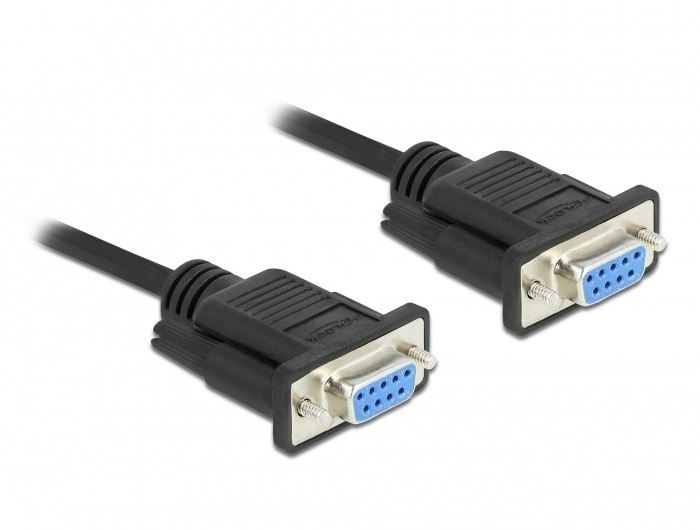 DELOCK Seriell Kabel RS-232 D-Sub 9 Bu zu Bu Steckergehäuse