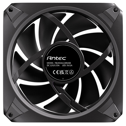 Antec Lüfter 120*120*28 ORBIT 120  ARGB PWM  3Pack        BK ret