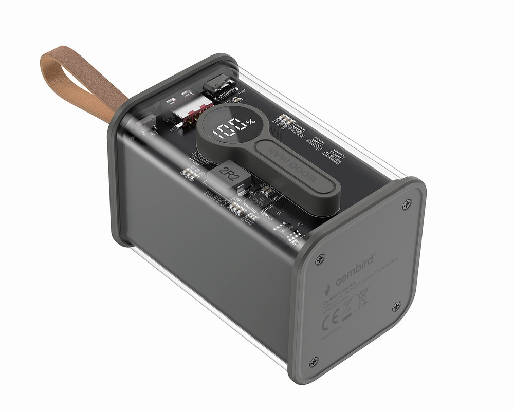 gembird Power Bank mit 18.000 mAh
