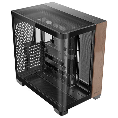 Antec Geh Full C8 CURVE WOOD   E-ATX/&shy;ATX/&shy;M-ATX/&shy;ITX o.N.   BK ret