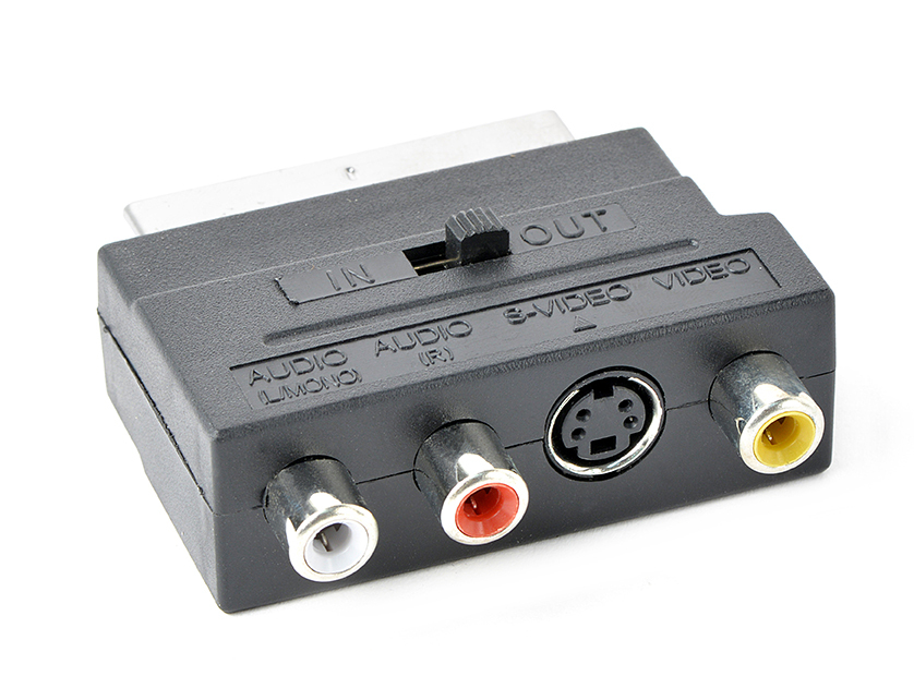 gembird Bidirektionaler SCART/&shy;RCA/&shy;S-VIDEO-Adapter