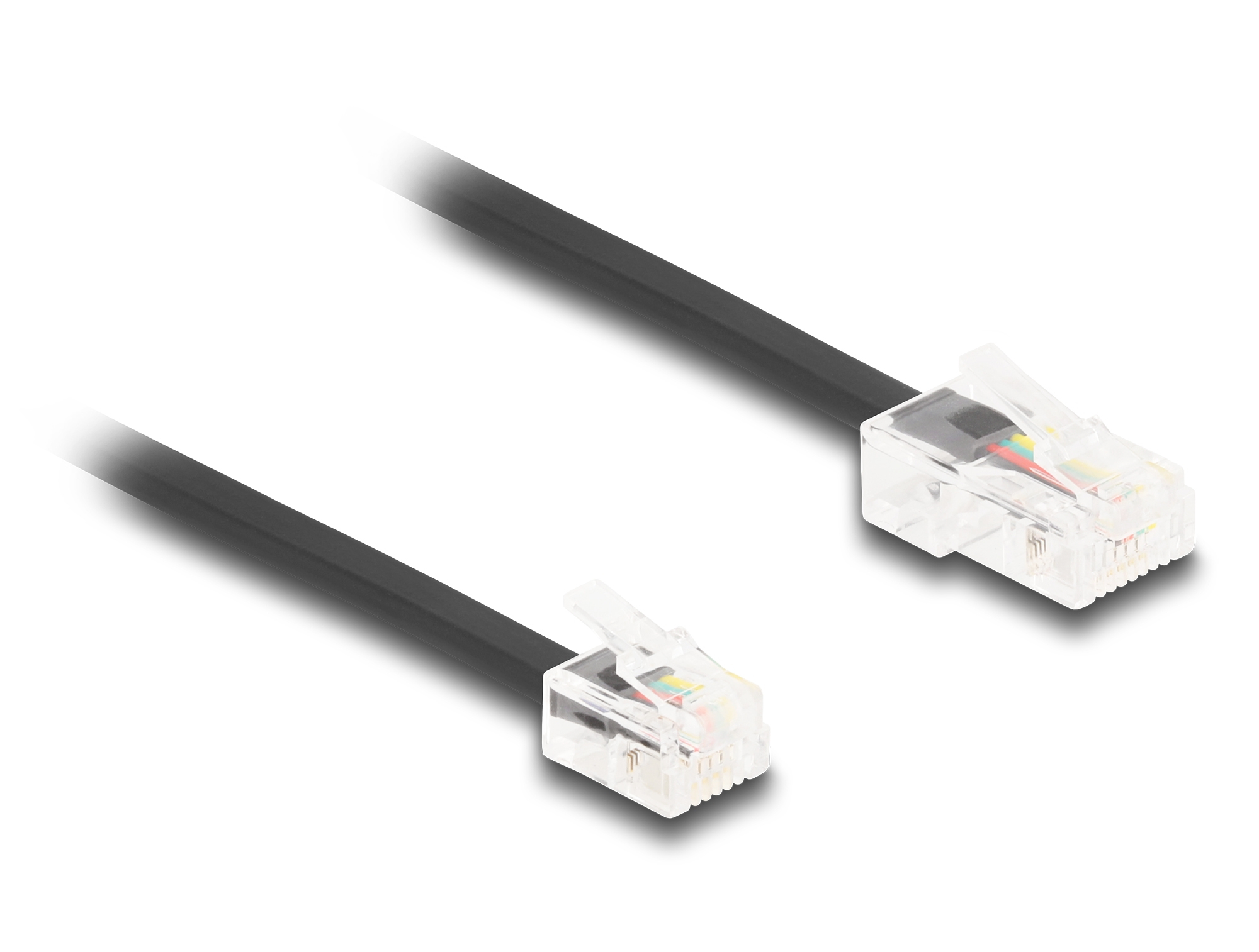 DELOCK Telefonkabel RJ45 Stecker zu RJ11 Stecker schw. 3m