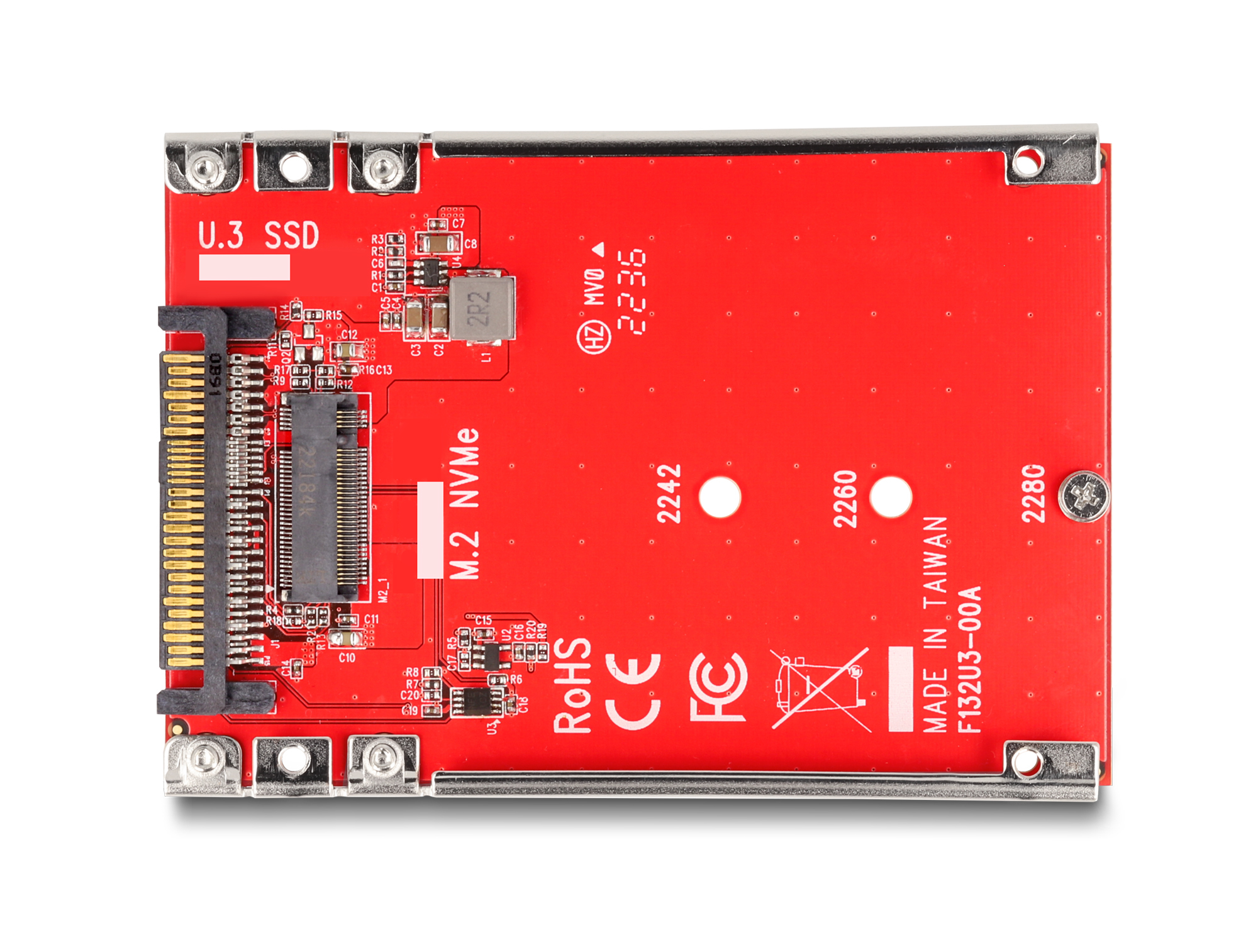 DELOCK 2.5" Konverter U.3 SFF-8639 > M.2 NVMe Key M - 7mm
