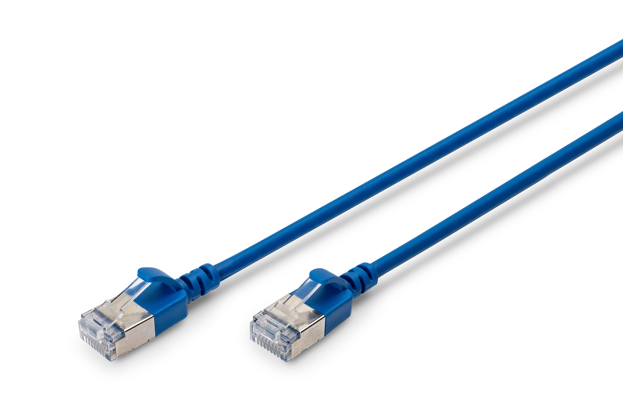 DIGITUS Patchkabel CAT 6A F/&shy;FTP Slim 1,50m blau