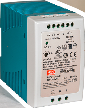 barox Netzteil PoE 230VAC 48-53VDC 100W