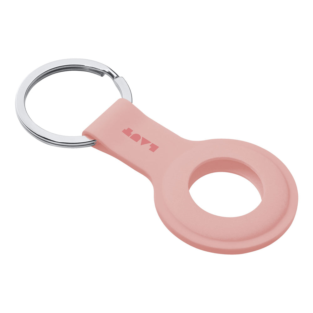 LAUT HUEX TAG Blush Pink keyring holder for Apple AirTags