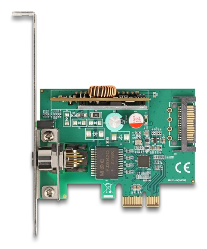 DELOCK PCI Express x1 Netzwerkkarte 2,5 Gigabit LAN 1x M12