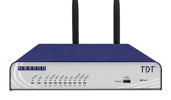 TDT NG2000-DW   DSL    Multiprotokoll VPN Router mit WIFI 5 reta