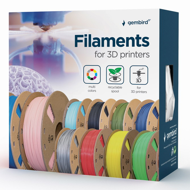 gembird Kunststofffilament zum Reinigen der 3D-Druckerdüse