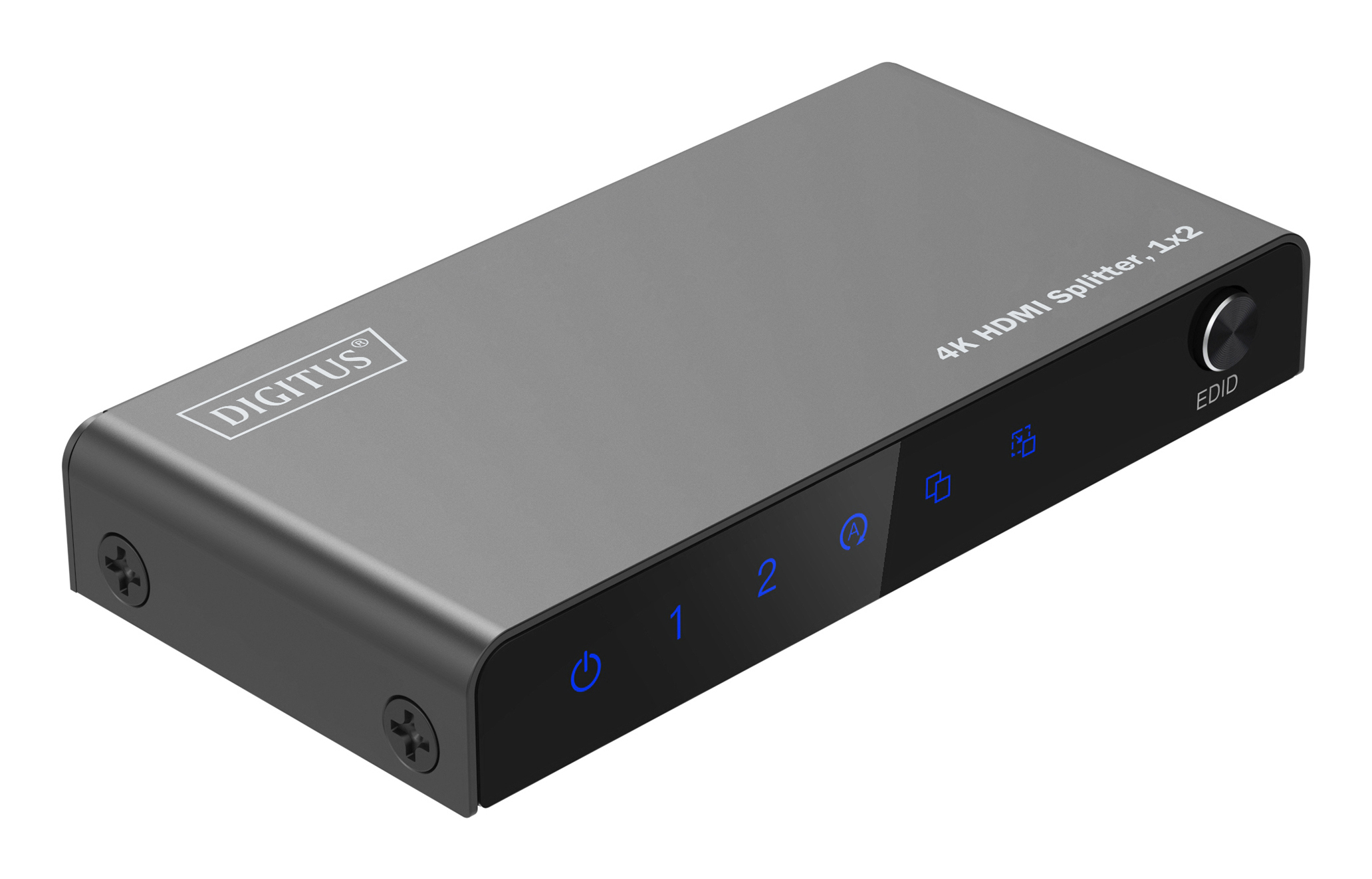 DIGITUS HDMI Splitter 1x2 4K/&shy;60Hz HDCP 2.3 EDID Control