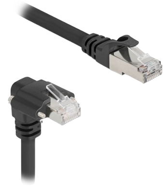 Delock GigE Kamera Kabel RJ45 St. 90° gew. > RJ45 St. 5m