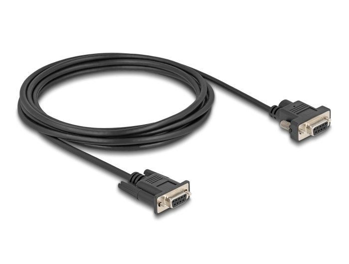 DELOCK Seriell Kabel RS-232 D-Sub9 Bu zu D-Sub9 Bu Stromans.