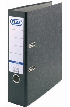 ELBA Ordner smart Original Wolkenmarmor+Rückenschild schwarz