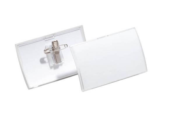 DURABLE Namensschild Click Fold m Kombiklemme 54x90mm 25 St