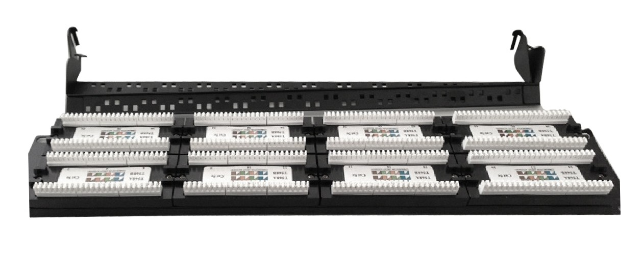 gembird Cat.5E 48-Port-Patchpanel rückseitigem Kabelman.